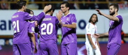 Real Madrid a invins-o cu scorul de 7-1 echipa Cultural Leonesa in Cupa Spaniei